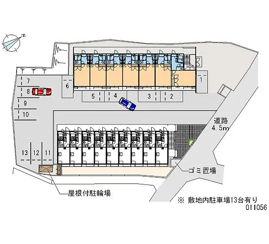 ★手数料０円★相模原市中央区宮下本町３丁目　月極駐車場（LP）